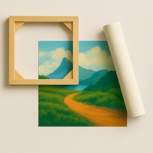 Chassi para Tela Canvas - Quadros Grandes Madeira de reflorestamento de alta resistência Diversos tamanhos - de 70x100cm até 100x150cm   Corte preciso e montagem reforçada Compatível com a Tela Canvas