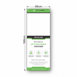 Midia p/ Porta Banner X1  0,60 x 1,60m    Em até 3X no cartão sem juros, via link de pagamento