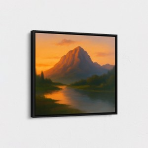 Moldura Flutuante para Tela Canvas - Quadros Médios Madeira de reflorestamento de alta resistência Diversos tamanhos - de 50x70cm até 90x90cm   Corte preciso e montagem reforçada Compatível com a Tela Canvas