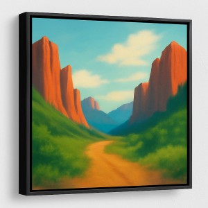 Moldura Flutuante para Tela Canvas - Quadros Super Grandes Madeira de reflorestamento de alta resistência Diversos tamanhos - de 120x120cm até 140x200cm   Corte preciso e montagem reforçada Compatível com a Tela Canvas